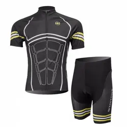 Conjunto ciclismo MTB de secado rápido con gel y culotte acolchado