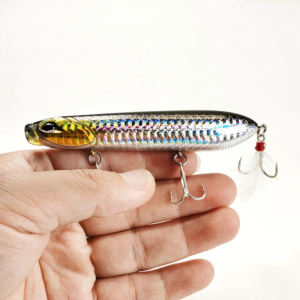 Señuelo Topwater Popper Bass Fishing – Lápiz 8‑10 cm 10‑14 g para lucio - imagen 3