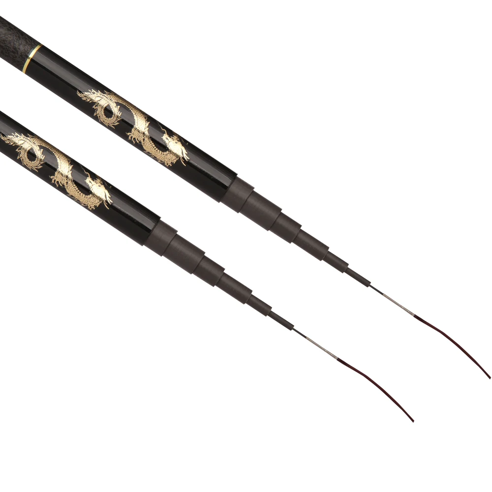 Caña de pescar de carpa cruciana de 28 melodías, ultraligera, ultrafina, Ultra dura, caña de mano de carbono de Taiwán, alta sensibilidad, antirotura, 3,6-7,2 m - imagen 4