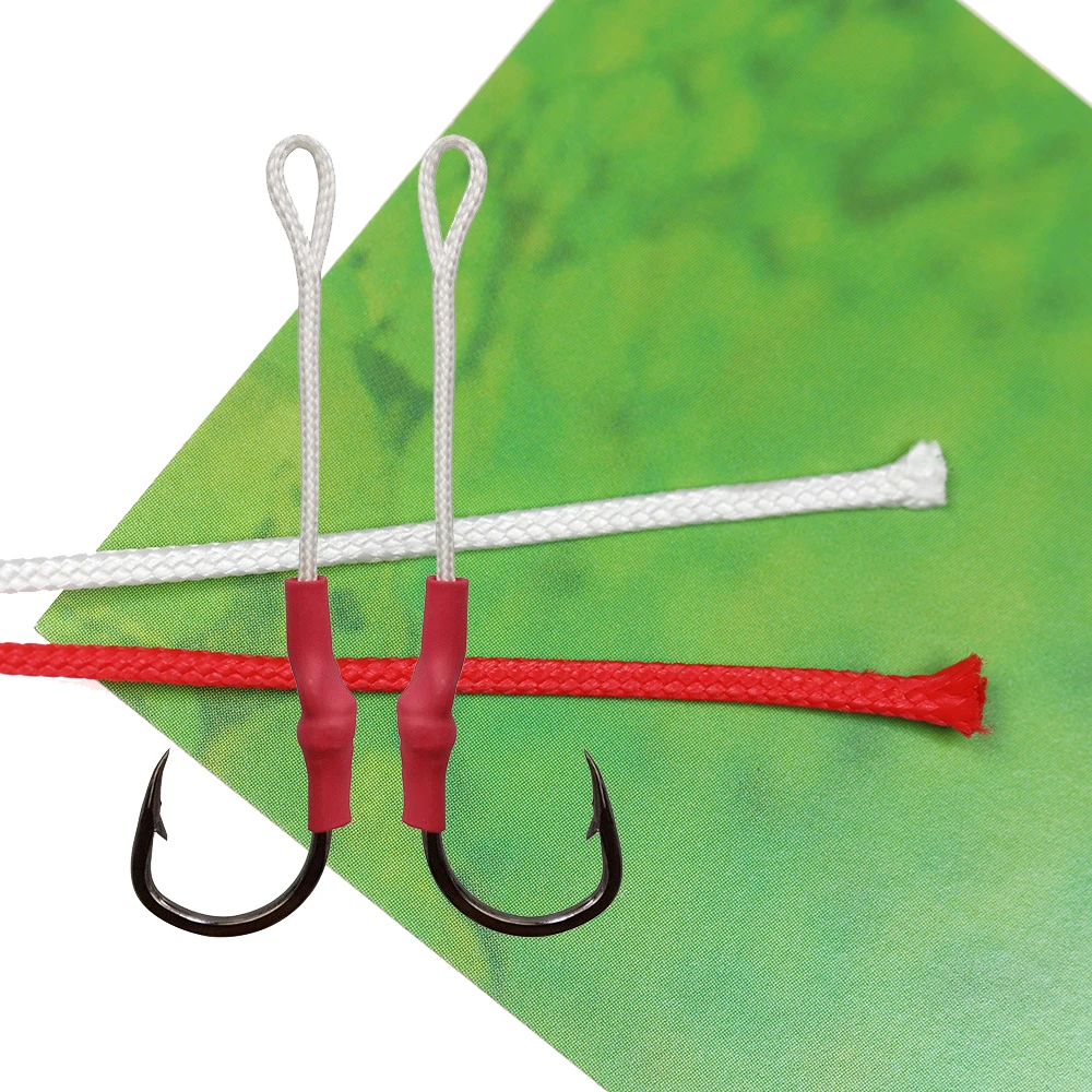 ICERIO línea de pesca trenzada de PE de 5M y 16 hebras, aparejo de anzuelo de plantilla de asistencia, lanza de buceo, línea de atado de señuelo de curricán DIY - imagen 4