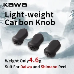 Pomo de carrete Kawa-perilla – Fibra de carbono con rodamientos