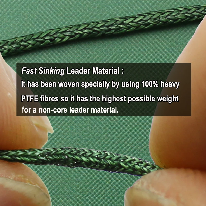 Línea de pesca de carpa de 10m, líder sin plomo, línea líder de carpa para aparejo de carpa, aparejo de helicóptero Chod, equipo de aparejos de línea de plomo trenzado - imagen 4