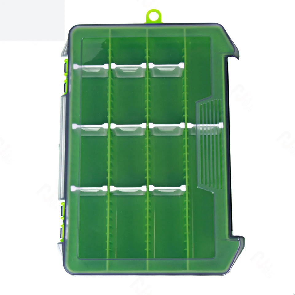 Caja de almacenamiento de cebo de pesca, 14 compartimentos, caja de aparejos de pesca multifuncional portátil - imagen 4