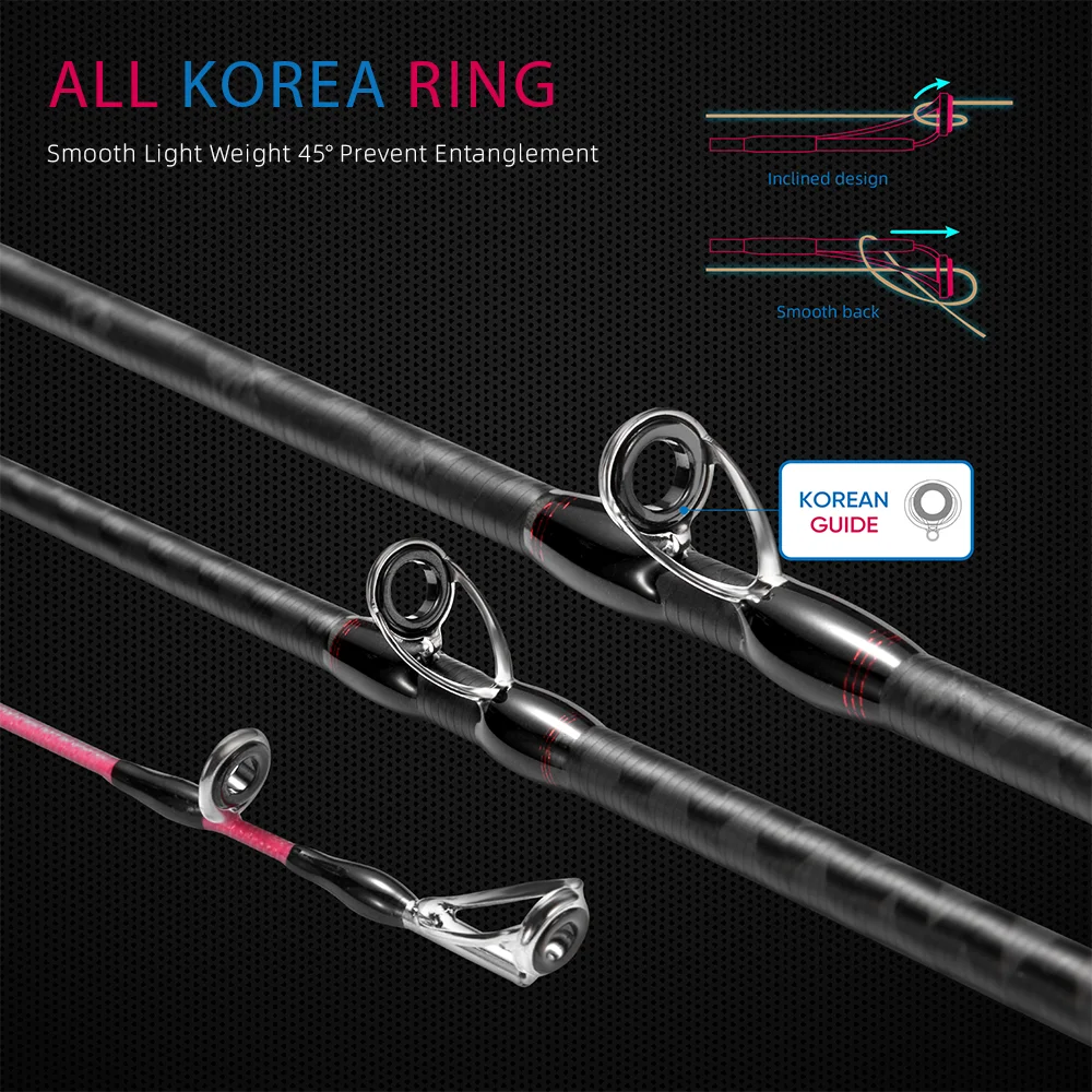 SOLOKING ZENITH-caña de pescar serie Gamer, punta de Tianium, sepia, pulpo, caña de pescar, calamar, barco, pesca con patas web - imagen 4