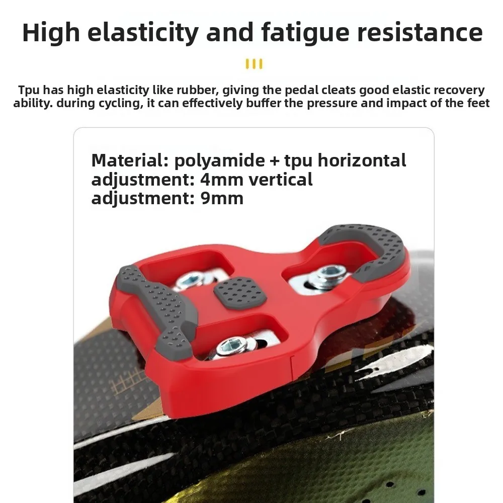 Nuevo para SPD-LOOK Pedal de bloqueo de bicicleta piezas de ciclismo antideslizantes zapatos tacos tacos pedales duraderos tacos bicicleta - imagen 4