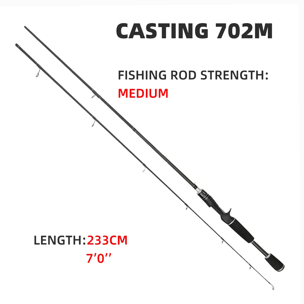 Poste de señuelo al por mayor ML Luya polo mango recto pistola Binglei poste fuerte Ma Kou Qiao Kou lubina enchufable poste dos secciones