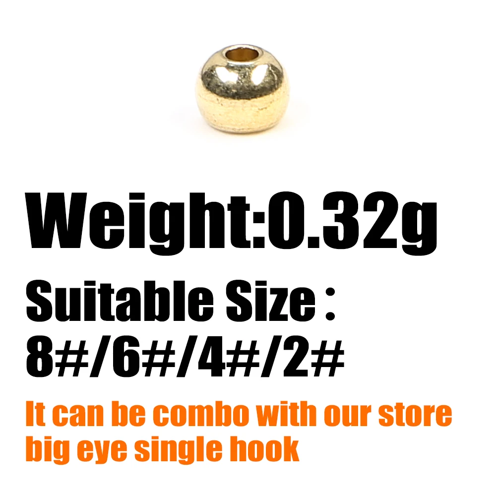 B & U Micro plomo DIY para pesca con cabeza de anzuelo, anzuelos de ojo grande, pesas de bala, grupo de señuelos blandos de 0,19g/0,32g/0,48g/0,76g, anzuelo agraciado - imagen 4