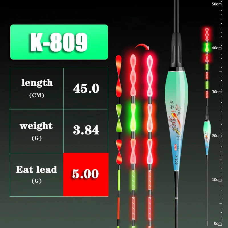 Experimente la mejor aventura de pesca con el K-809 con una longitud de 45