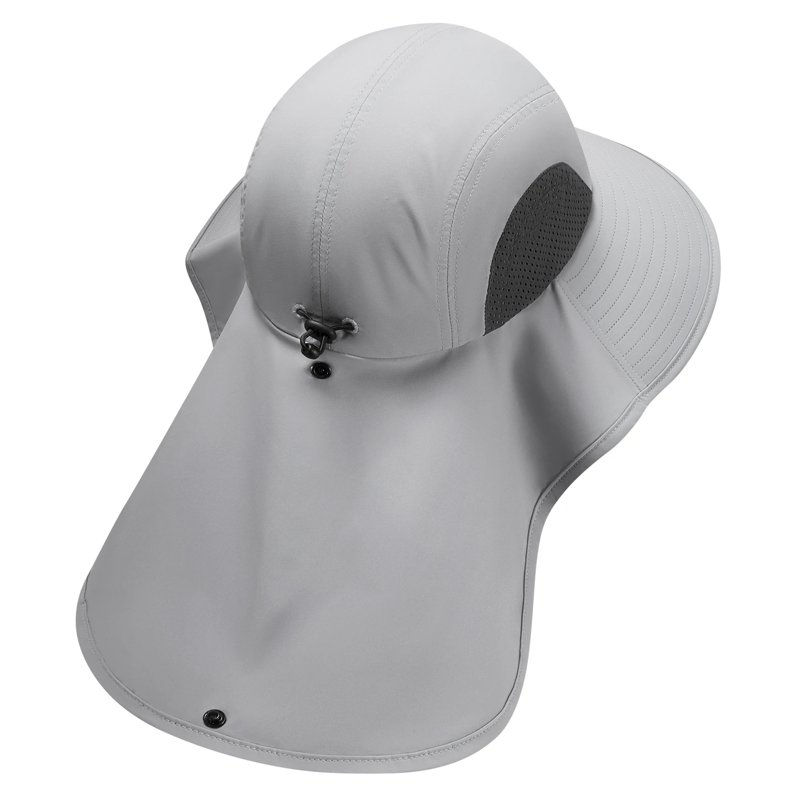 UPF-sombreros de sol plegables para hombre y mujer, gorro de ala ancha con solapa de cuello grande, protección UV, jardinería, pesca, playa, 50 + - imagen 2