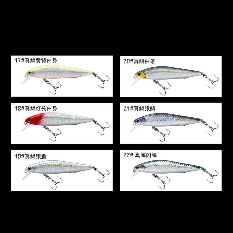 EWE Zhenlin-señuelo de pesca de pececillo hundido hecho a mano, sistema de transferencia de centro de gravedad de tiro largo, cebo Wobbler, 7g/10g/14g - imagen 5