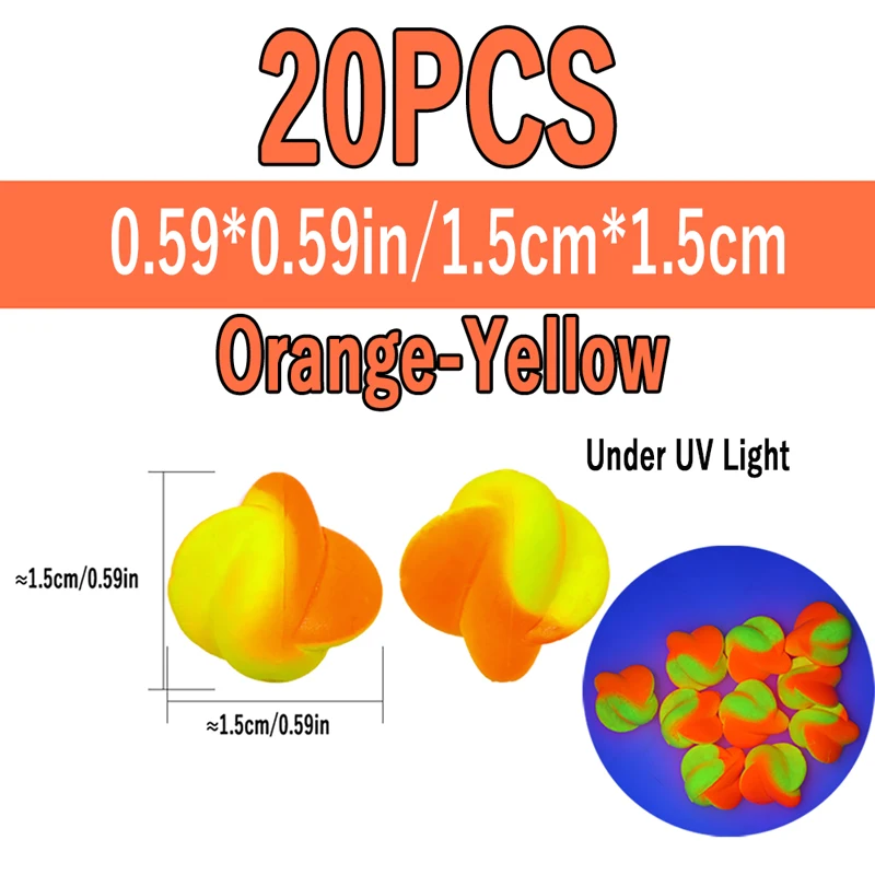 20pcs Orange-yellow