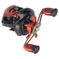 Carrete Baitcasting FIRE Aluminio – Arrastre ultraligero agua dulce