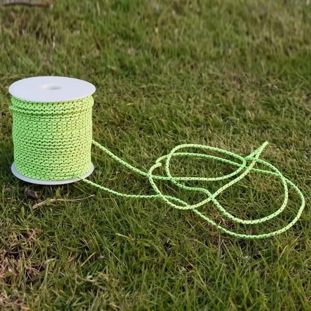Paracord reflectante duradero de 20/50M, cuerda de paracaídas de seguridad luminosa de 2,5mm, cuerda de supervivencia para acampar al aire libre - imagen 2