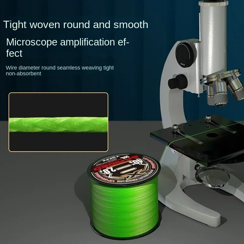 300M 500M Japón PE X8 actualización verde hundimiento tipo 14LB-80LB PE línea de pesca trenzada de alta resistencia para carrete de pesca de carpa lubina - imagen 4