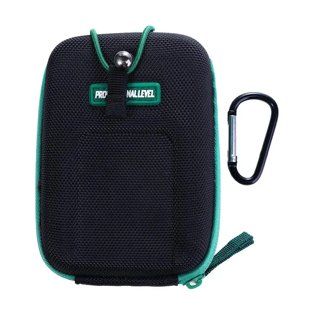 Caja protectora en negro y verde con carabinero para almacenamiento seguro