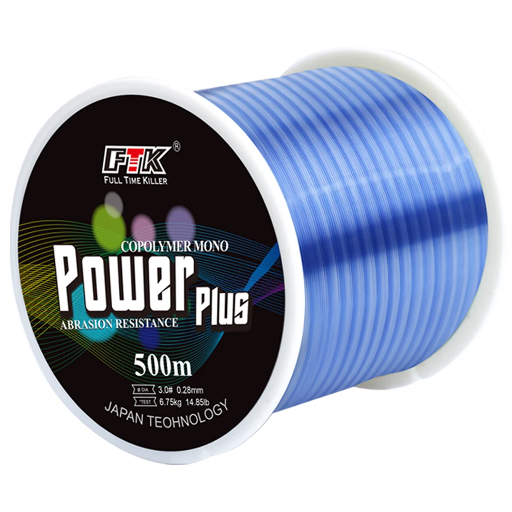 FTK 3D Línea de pesca invisible fluorocarbono moteado súper fuerte - imagen 4