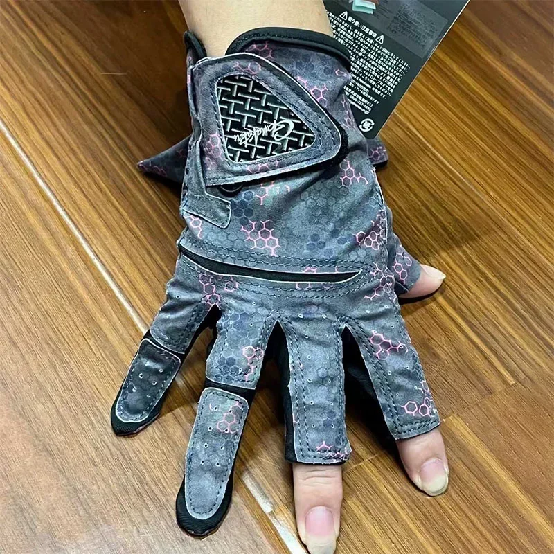 Guantes de pesca Gamakatsu antideslizantes – Corte 3 dedos para mosca - imagen 3