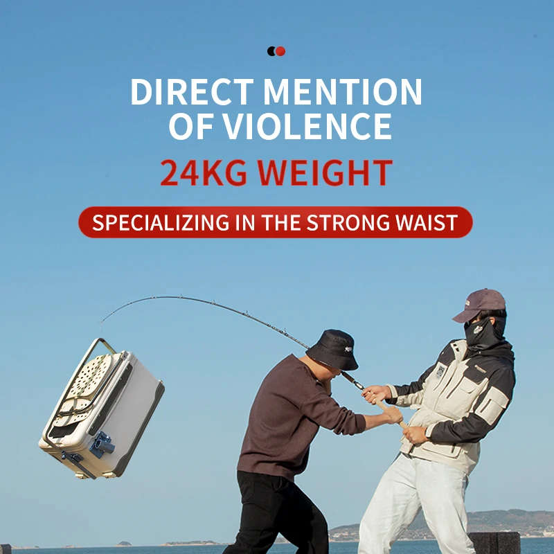 ROLLFISH XXH-caña de pescar con cabeza de serpiente, Lucio, lubina, fibra de carbono, acción rápida, señuelo giratorio, 2,1/2,28/2,4 m - imagen 2