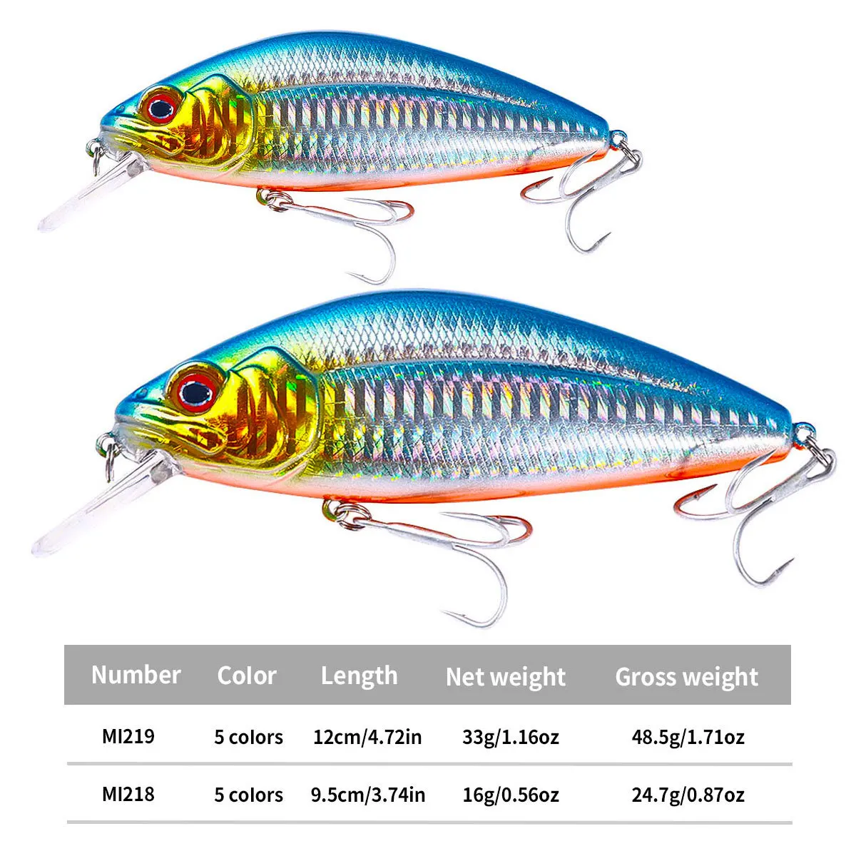 120MM 95MM Langzaam Zinkende Jerkbait Minnow Vissen Lokken 16G 33G Lange Casting Crankbait Wobbler isca Kunstmatige Bass Snoek Aas - imagen 4