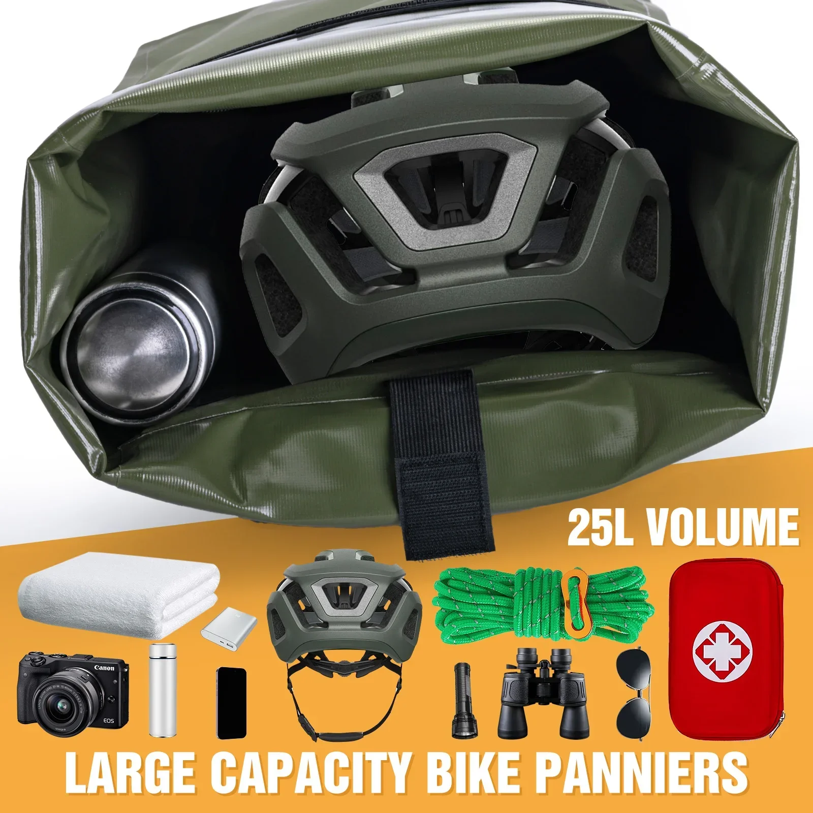 Goture-mochila de Ciclismo de 25L, bolsa de hidratación ultraligera para montañismo, escalada al aire libre, bolsa de viaje, impermeable, pesca - imagen 5