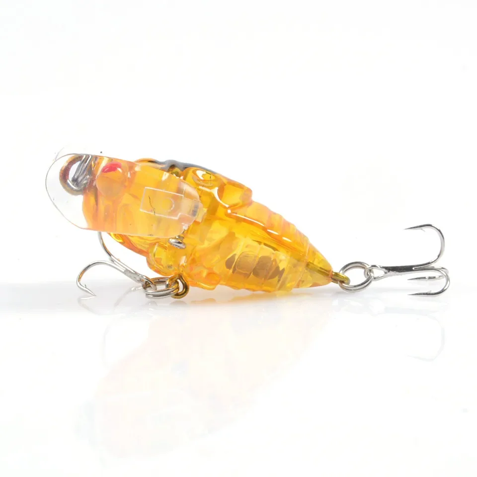 Cebos duros flotantes para pesca, señuelo Artificial para insectos, Cicada, 5cm, 6g - imagen 3