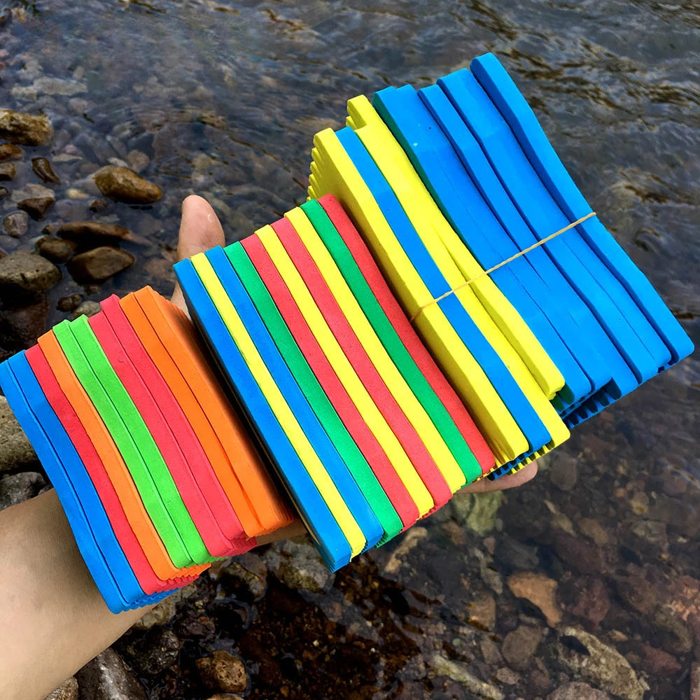 Placas de almacenamiento de espuma EVA para pesca, anzuelos de pesca de 10 piezas, soportes de alambre para traza - imagen 5