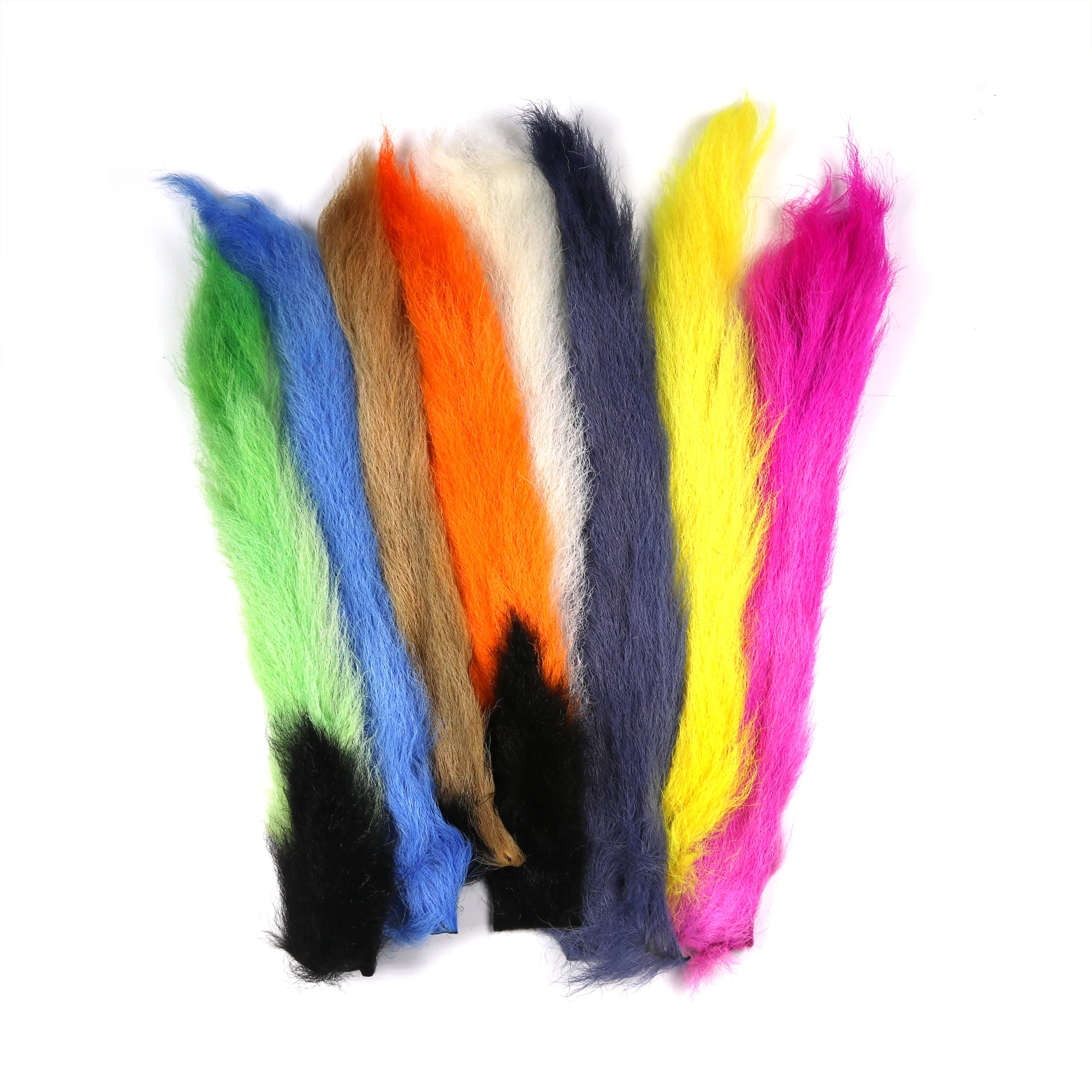 Wfireo-cola de becerro Natural para pesca de trucha, Material de atado de mosca para paracaídas Royal Wulff - imagen 5