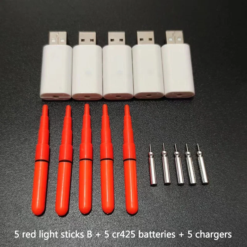 red B and 5 charger