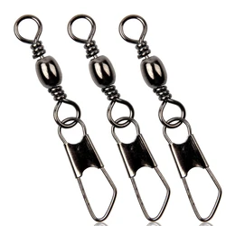 Giratorio de barril con connector - Alta resistencia para pesca