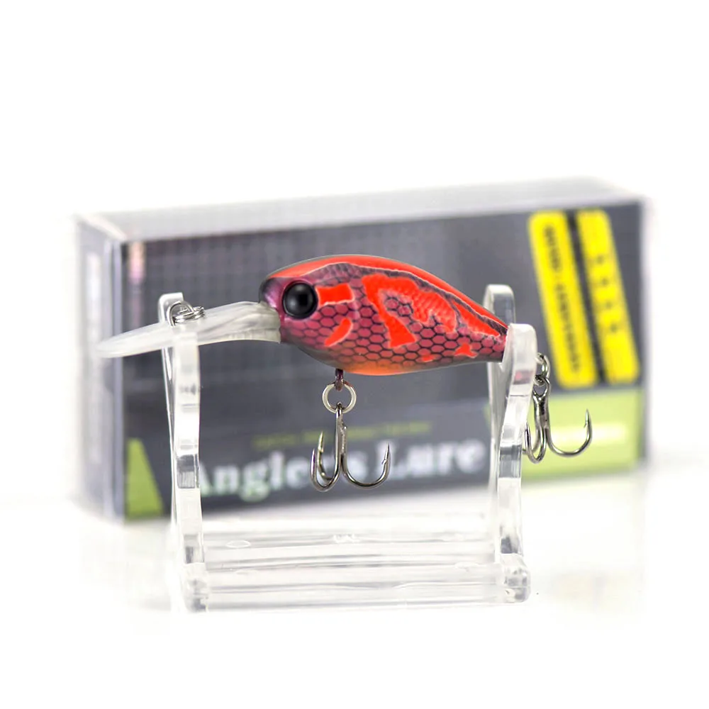 Cebo flotante de manivela, señuelos duros de plástico de 37mm, 1-29/64 ", 4,8g, 11/64 oz, cebos de pesca, Crankbaits, Wobblers, señuelo de pescado de agua dulce - imagen 2