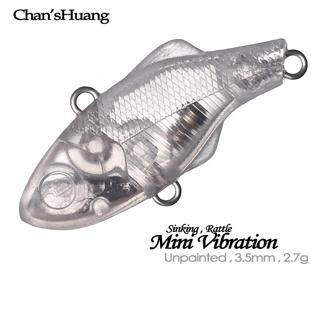 Chan'sHuang VIB Crankbait sin labios – Señuelo DIY para pintar