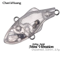 Chan'sHuang VIB Crankbait sin labios – DIY para pintar