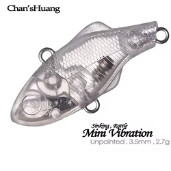 Chan'sHuang VIB Crankbait sin labios – Señuelo DIY para pintar