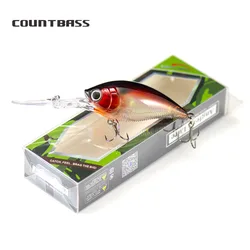 COUNTBASS Cebos de Manivela 3D Flotantes 70mm – Buceo 3,5-4,5m