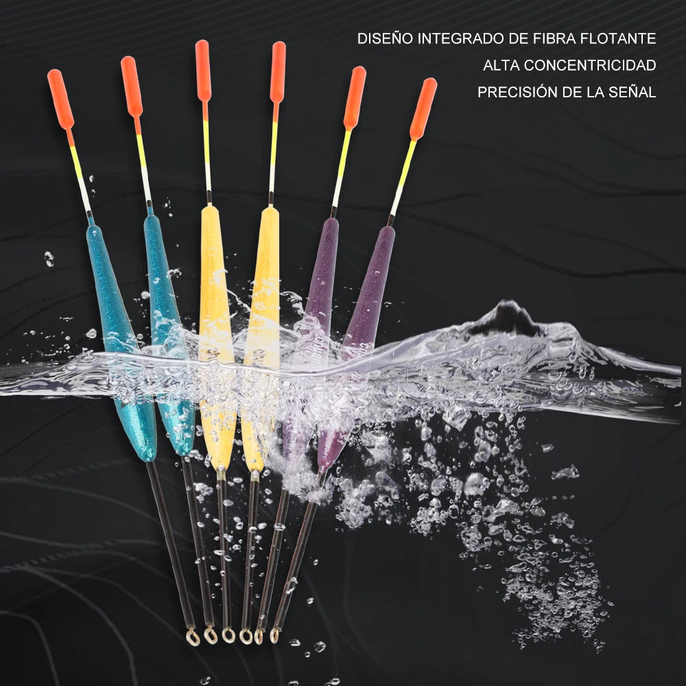 FTK-flotador de pesca de tamaño 4g/5g, aparejos de boya Vertical, 10 unids/set - imagen 2