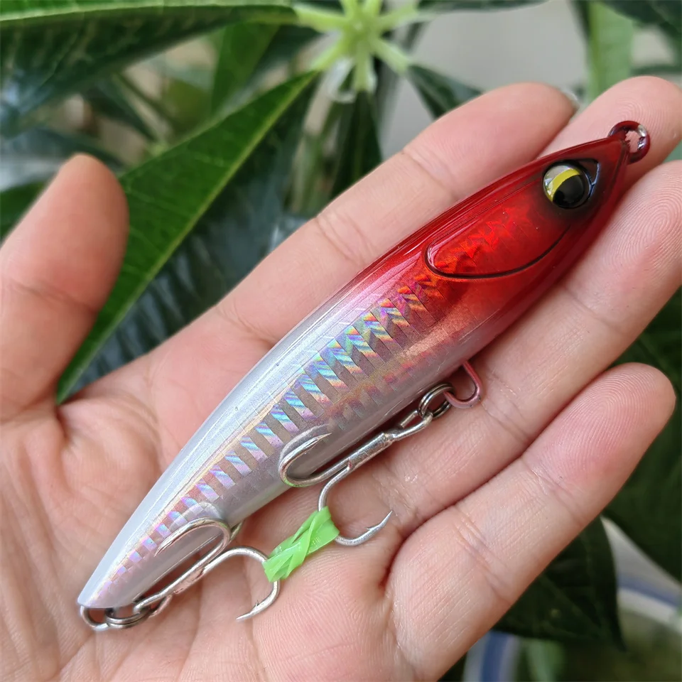 SWOLFY-señuelos de pesca con lápiz que se hunden, 105mm, 30g, Wobbler de fundición larga, cebos duros artificiales, agua salada, invierno, mar, pesca - imagen 2