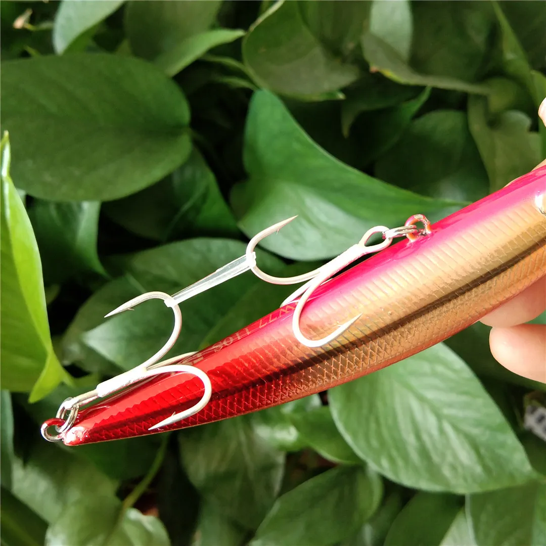 TSURINOYA 4 Uds nuevo COLOR hundimiento Minnow 110S DW77 110mm 22g señuelo de pesca de fundición larga trucha grande lubina pesca en mar cebo duro - imagen 5