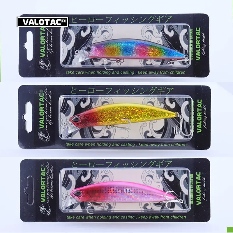 Señuelo de pesca minnow jerkbait, 30g, wobblers, sonido de sonajero, cebo falso de buceo poco profundo para pesca