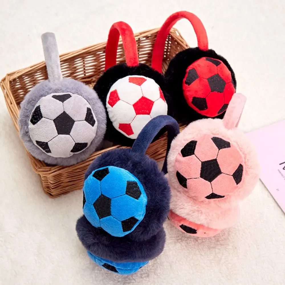 Orejera térmica infantil de fútbol – Protección anticongelante