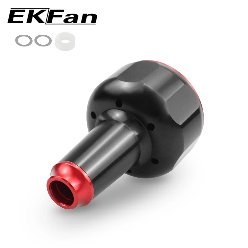 EKFan-pomos de aleación de 14,5G para carretes giratorios Bastcast, eje de 4MM, rodamiento de 7x4x2,5 MM, novedad - imagen 5