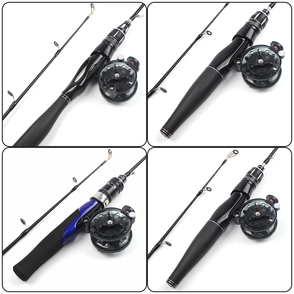 Kit de pesca en hielo ultraligero – Caña sensible con carrete de giro suave - imagen 5