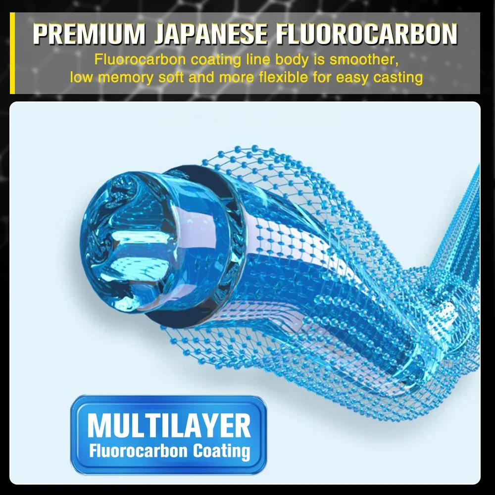 Línea de pesca en roca ZUKIBO, línea especial de pesca en el mar semiflegante, línea de pesca resistente a la abrasión de nailon monofilamento de alta calidad - imagen 2