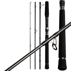 AI-SHOUYU Caña Spinning Carbono 4 Tramos Punta Sólida Barco