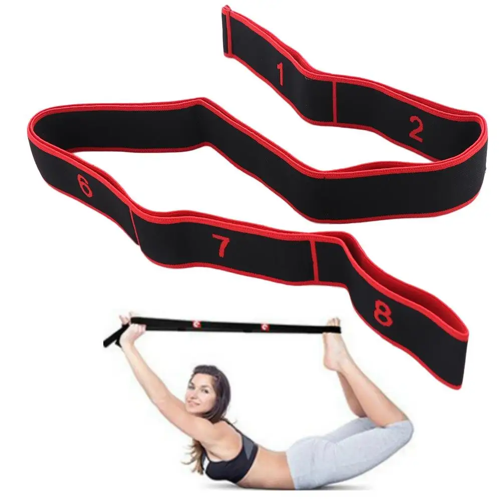 Banda de tensión para baile, equipo de Fitness, cuerda elástica para ejercicio, Pilates, bandas de resistencia, correa de tracción para Yoga, cinturón elástico - imagen 2