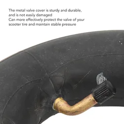 Tubo interior de goma butílica para patinete eléctrico, válvula de 45 grados, tubo interior grueso para patinete, válvula de 90 grados, tubo para neumático de patinete eléctrico