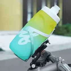 Adaptador de portabotellas de bicicleta ajustable, soporte de botella de agua de aluminio a prueba de herrumbre, portabotellas Universal para manillar de bicicleta
