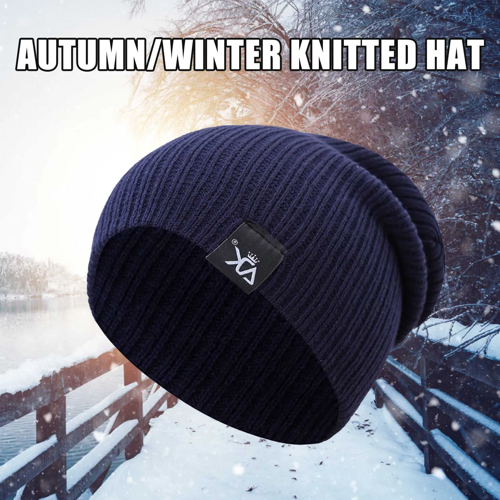 Gorros cálidos de ciclismo para hombres y mujeres, gorro de hilo de punto a prueba de viento para exteriores, gorros de moda para ciclismo, esquí, Camping, pesca, Camping, 2026 - imagen 2