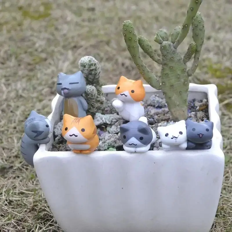 Adornos gatitos suerte dibujos animados para hogar y oficina - imagen 2