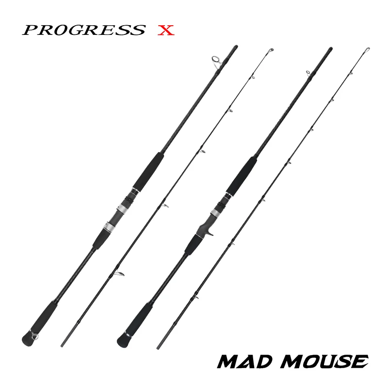 MADMOUSE-caña de pescar con piezas Fuji, 2023 M/2,1 M, potencia de arrastre de 15kg, calidad japonesa, 2,4 - imagen 5