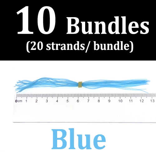 10 bundles blue